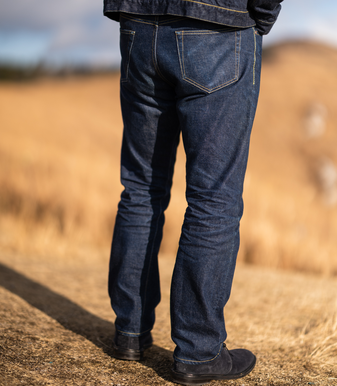 本藍 デニムパンツ 大戦モデル Denim 5 Pocket WWⅡ Natural Indigo 